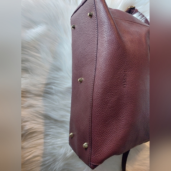 Beautiful auburn handbag by L.Credi - Picture 9 of 11